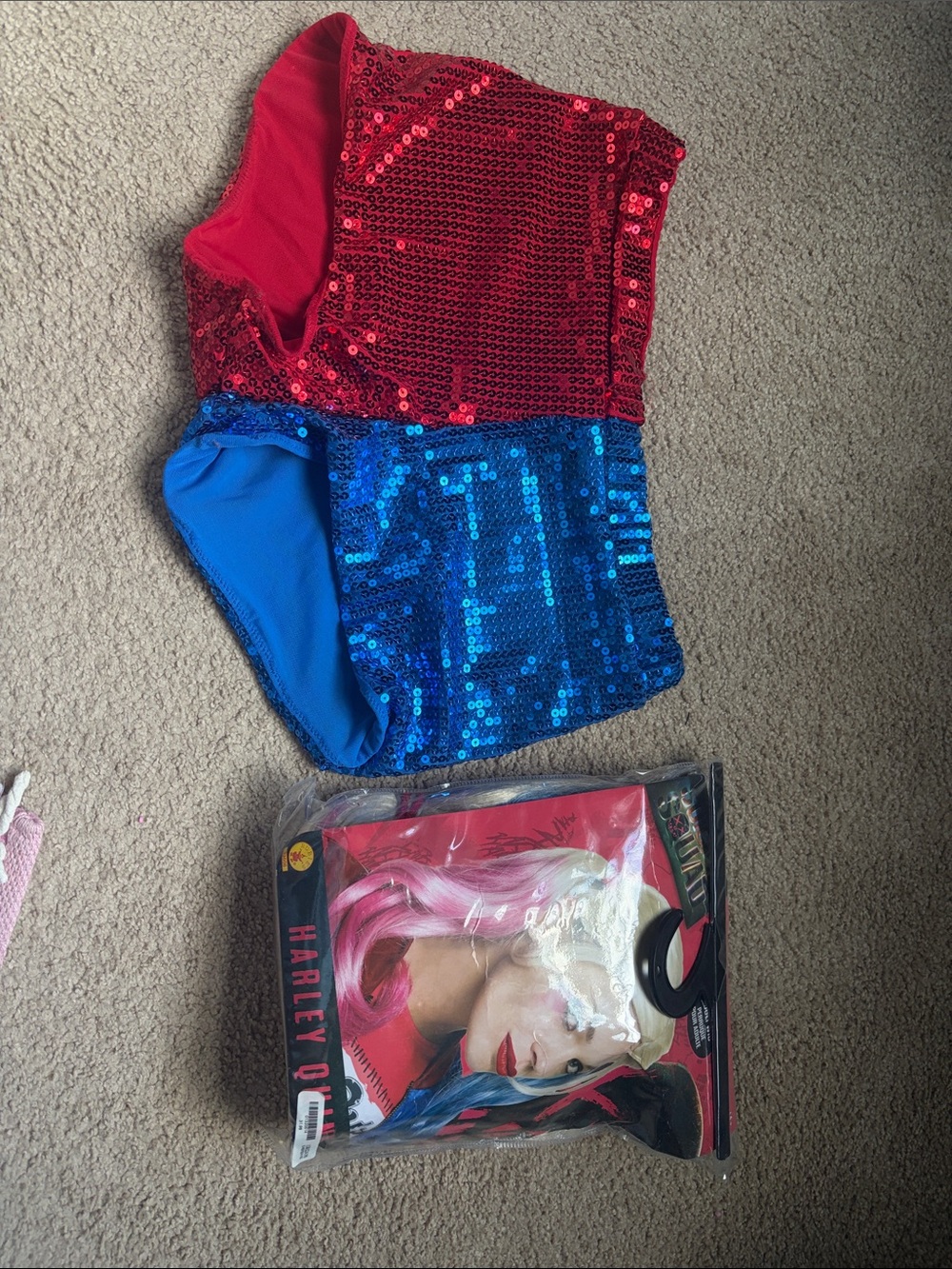 Harley Quinn Wig and Shorts